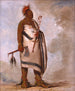 Tchong-Tas-Sb-Bee Chien Noir Segundo Jefe - George Catlin — vista de la obra
