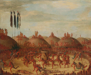 La última carrera, ceremonia Mandan OkeePa - George Catlin — vista de la obra