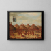 La última carrera, ceremonia Mandan OkeePa - George Catlin — cuadro enmarcado en la pared
