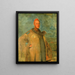 Theodore Burr Catlin in Native American costume - George Catlin — framed artwork on a wall