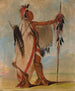 TíLee, a distinguished warrior - George Catlin — artwork view