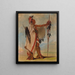 TíLee, a distinguished warrior - George Catlin — framed artwork on a wall