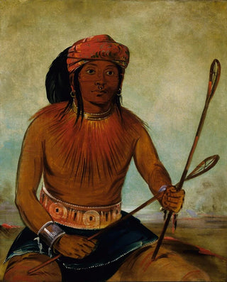 George Catlin - TulLockChshKo Drinks The Juice of The Stone.webp