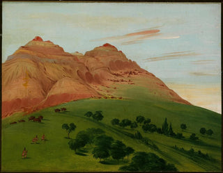 Vue dans le Grand Détour, 1900 milles au-dessus de Saint-Louis - George Catlin — artwork view