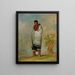 WaQuthEQua The wife of the Bucks The wife of the whale - George Catlin — framed artwork on a wall