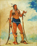 WahCheeHhsKa L'homme que pone todo hacia afuera - George Catlin — vista de la obra