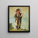 WahKnZeKaw the serpent - George Catlin — framed artwork on a wall