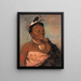 WeeTRaShRo Chef de la tribu - George Catlin — cuadro enmarcado en la pared