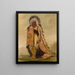 WnEeTon Chief of the Tribe - George Catlin — framed artwork on a wall