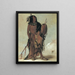 Wnnestou White Buffalo, un viejo sanador - George Catlin — cuadro enmarcado en la pared