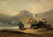Chinese scene boats near the lake - George Chinnery — artwork view