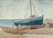 Botes en la playa - George Copeland Ault — vista de la obra