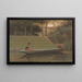 Niña en una barca - George Dunlop Leslie — cuadro enmarcado en la pared