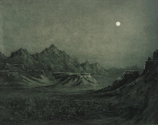 Noche en Arizona - George Elbert Burr — vista de la obra