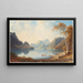 a Scottish loch - George Fennell Robson — framed artwork on a wall