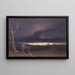 Macbeth and Banquo on the moor - George Fennell Robson — framed artwork on a wall