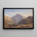 Snowdon desde Llyn Nantlle, norte de Gales - George Fennell Robson — cuadro enmarcado en la pared