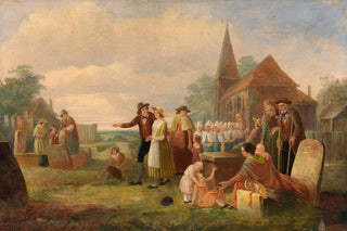 George Francis Mulvany - The Village Orphans.webp