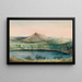 Lac Bleu, Mont Gambier - George French Angas — framed artwork on a wall