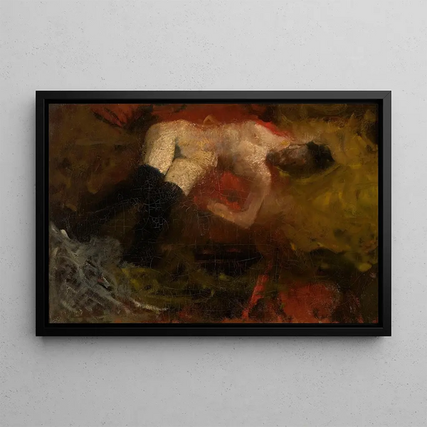 Nu - George Hendrik Breitner — cuadro enmarcado en la pared