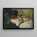 Girl Sleeping - George Hendrik Breitner — framed artwork on a wall