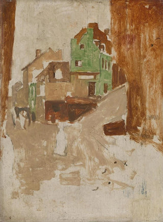 George Hendrik Breitner - Street in Montmartre Paris.webp