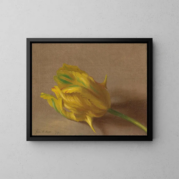 Tulipe - George Henry Hall — cuadro enmarcado en la pared