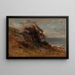 Paisaje cerca del mar - George Henry Smillie — cuadro enmarcado en la pared