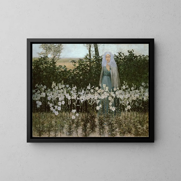 L'Annunciation - George Hitchcock — framed artwork on a wall