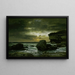 Una marina - George Inness — cuadro enmarcado en la pared