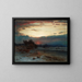 A winter sky - George Inness — framed artwork on a wall