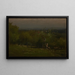 Verger de pommiers - George Inness — cuadro enmarcado en la pared