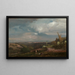 Tormenta que se aproxima de las colinas albinas - George Inness — cuadro enmarcado en la pared