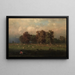 Durham, Connecticut - George Inness — cuadro enmarcado en la pared