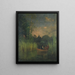 Crepúsculo entre los juncos - George Inness — cuadro enmarcado en la pared