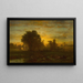 Cerrado al atardecer - George Inness — cuadro enmarcado en la pared