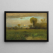 Harvest Moon - George Inness — framed artwork on a wall