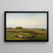 en el campo romano - George Inness — cuadro enmarcado en la pared