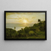 Lake Albano - George Inness — framed artwork on a wall