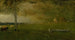 Landscape with Cattle in the Storm - George Inness — artwork view