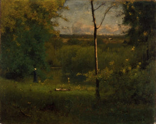 Vista del río - George Inness — vista de la obra