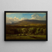 Medway, Massachusetts - George Inness — cuadro enmarcado en la pared