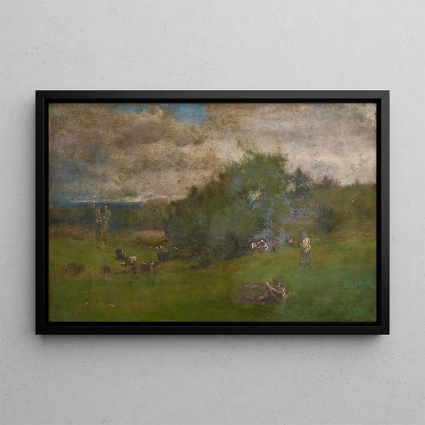 Montclair - George Inness — cuadro enmarcado en la pared