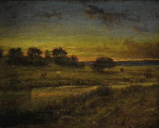 Pastizal al amanecer - George Inness — vista de la obra