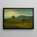 Summer in the Catskills - George Inness — framed artwork on a wall