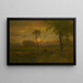 Amanecer - George Inness — cuadro enmarcado en la pared