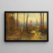 The Mill Stream, Montclair, New Jersey - George Inness — framed artwork on a wall