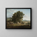 El leñador - George Inness — cuadro enmarcado en la pared