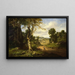 Vista en el condado de Berkshire, Massachusetts, después de una tormenta de septiembre - George Inness — cuadro enmarcado en la pared