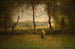 Reproducción de recolectores de madera una tarde de otoño - George Inness — vista de la obra